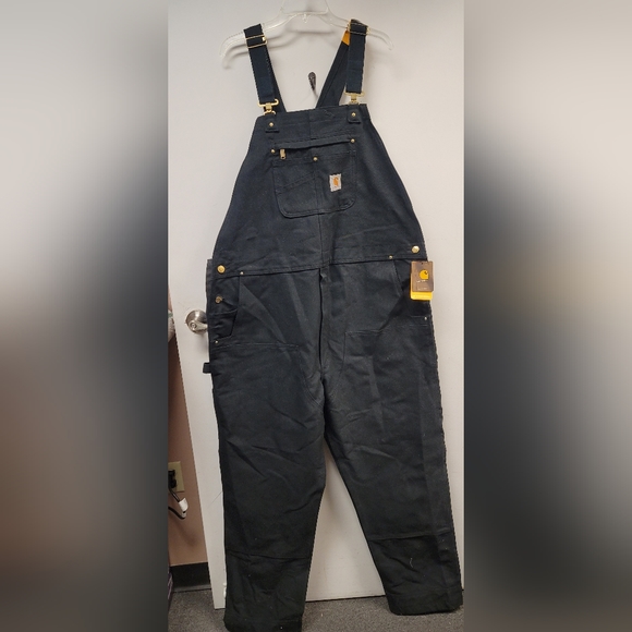 Carhartt Other - NWT Carhartt mens Loose Fit Firm Duck Insulated Bib Overall